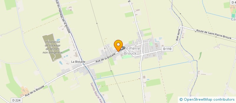 localisation de l'entreprise LES MARRONNIERS  SAINT-PIERRE-BROUCK