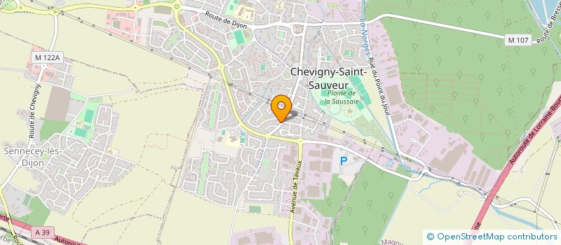 localisation de l'entreprise LES MARRONNIERS  CHEVIGNY-SAINT-SAUVEUR