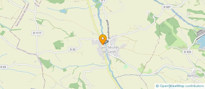 localisation de l'entreprise LES MARRONNIERS  SAINT-MICHEL-DE-LANES