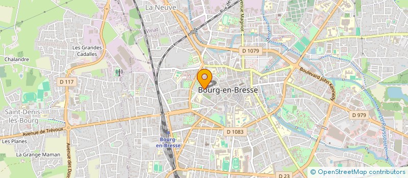localisation de l'entreprise LES MARRONNIERS à BOURG-EN-BRESSE