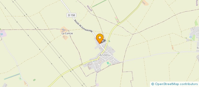 localisation de l'entreprise LES MARRONNIERS  ANDELU