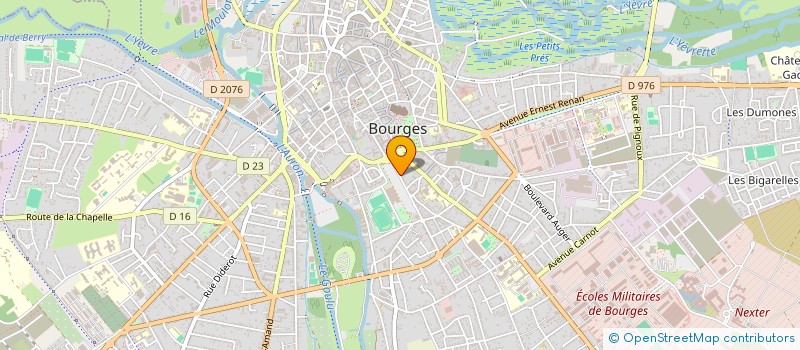 localisation de l'entreprise LES MARRONNIERS  BOURGES