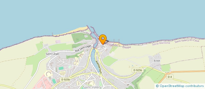 localisation de l'entreprise LES MARRONNIERS  SAINT-VALERY-EN-CAUX