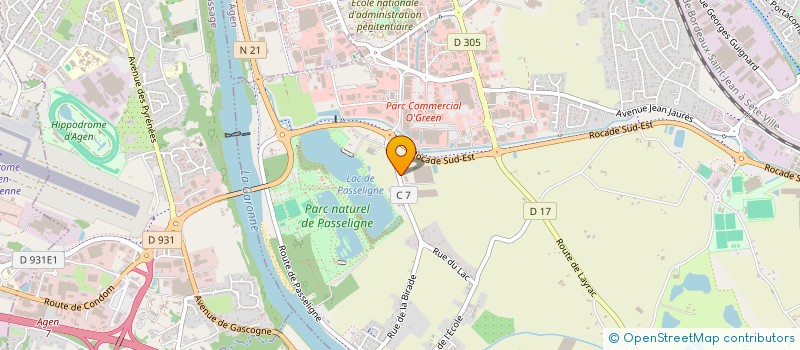 localisation de l'entreprise LES MARRONNIERS  BOE