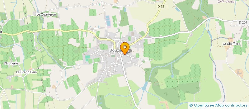 localisation de l'entreprise LES MARRONNIERS  OREE-D'ANJOU