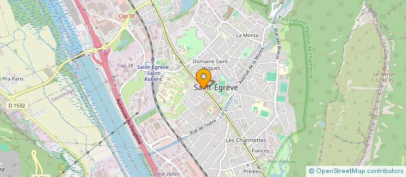 localisation de l'entreprise LES MARRONNIERS  SAINT-EGREVE