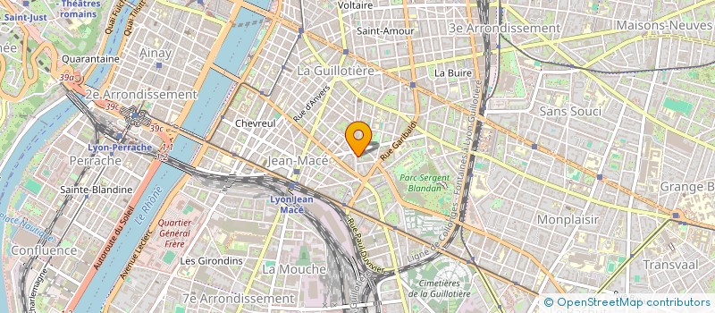 localisation de l'entreprise LES MARRONNIERS  LYON