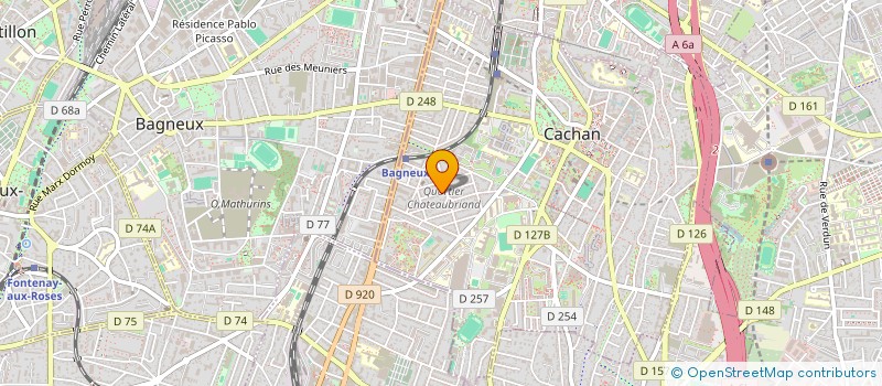 localisation de l'entreprise LES MARRONNIERS SCEAUX  CACHAN