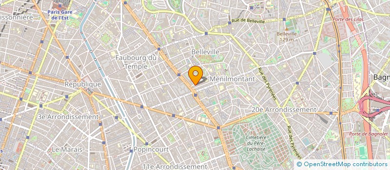 localisation de l'entreprise LES MARRONS  PARIS