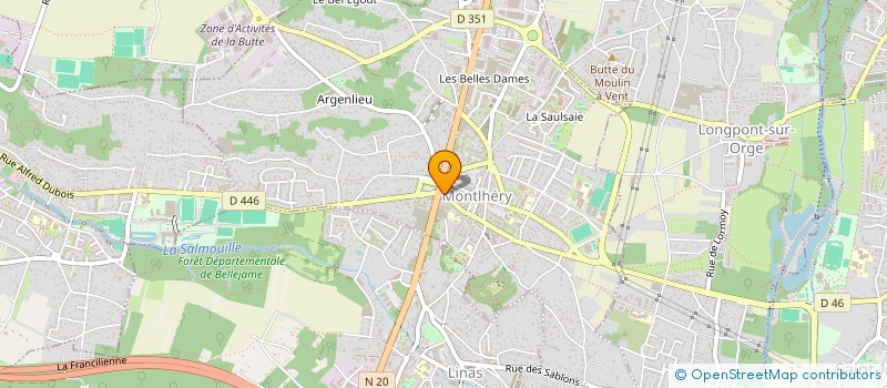 localisation de l'entreprise LES MARSANDES à LINAS