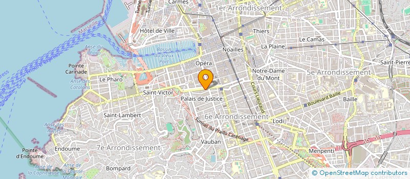 localisation de l'entreprise LES MARSEILLAISES à MARSEILLE