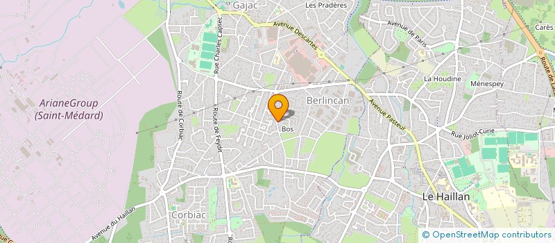 localisation de l'entreprise LES MARSIFLOTS  SAINT-MEDARD-EN-JALLES