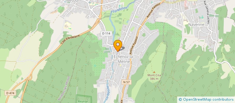 localisation de l'entreprise LES MARTEAUX DE MAILLEY  MAILLEY-ET-CHAZELOT