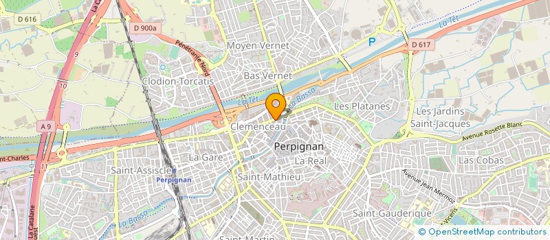localisation de l'entreprise LES MARTINES à PERPIGNAN