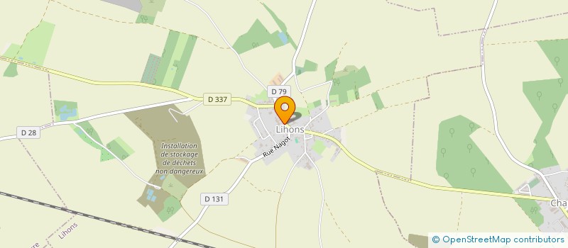 localisation de l'entreprise LES MARTINETS DES SABLES à LIHONS