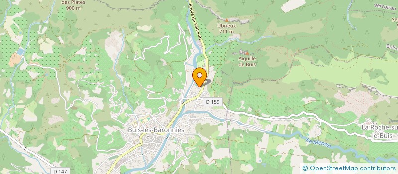 localisation de l'entreprise LES MARTINS à BUIS-LES-BARONNIES