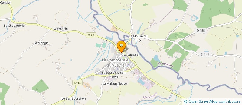 localisation de l'entreprise LES MARTINS PECHEURS à SEVREMONT