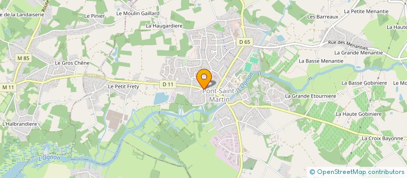 localisation de l'entreprise LES MARTY POPPIN'S  PONT-SAINT-MARTIN