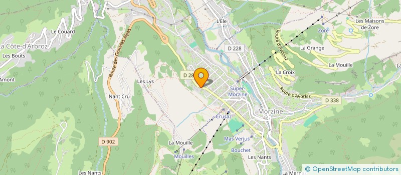 localisation de l'entreprise LES MARULS à MORZINE