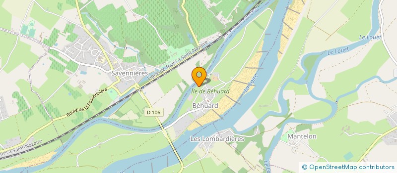 localisation de l'entreprise LES MARYLINE  SAVENNIERES