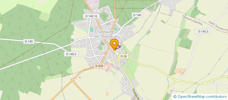 localisation de l'entreprise LES MAS CLAIR à CHATEAUNEUF-EN-THYMERAIS