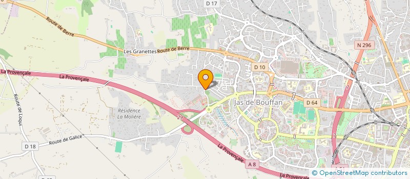 localisation de l'entreprise LES MAS DE LA DURANNE B2  AIX-EN-PROVENCE