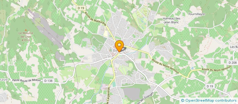 localisation de l'entreprise LES MAS DE LA SORGUE à BEDOIN