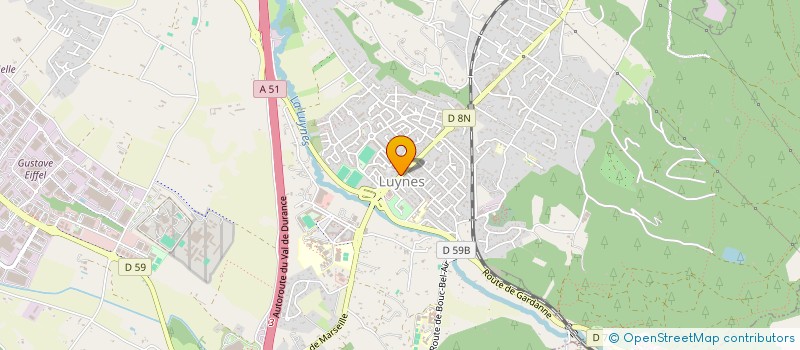 localisation de l'entreprise LES MAS DE LAVALDENAN à AIX-EN-PROVENCE
