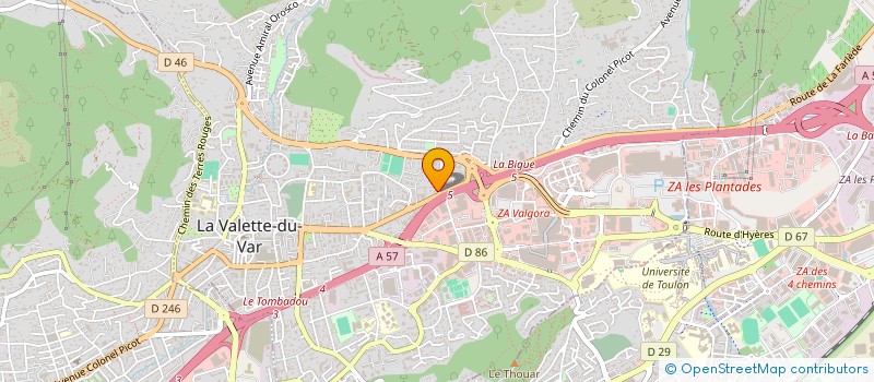 localisation de l'entreprise LES MAS DE PROVENCE à DRAGUIGNAN