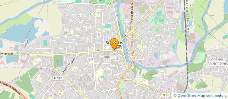 localisation de l'entreprise LES MAS DE SOISSONS à SOISSONS
