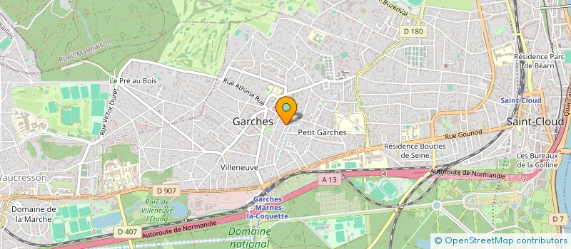 localisation de l'entreprise LES MAS LONDAIS à GARCHES