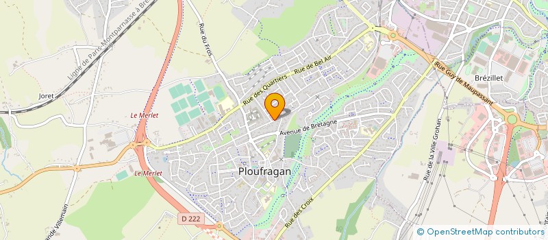 localisation de l'entreprise LES MASAJAS  PLOUFRAGAN