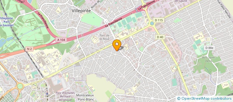 localisation de l'entreprise LES MASCAREIGNES SEAFOOD à VILLEPINTE