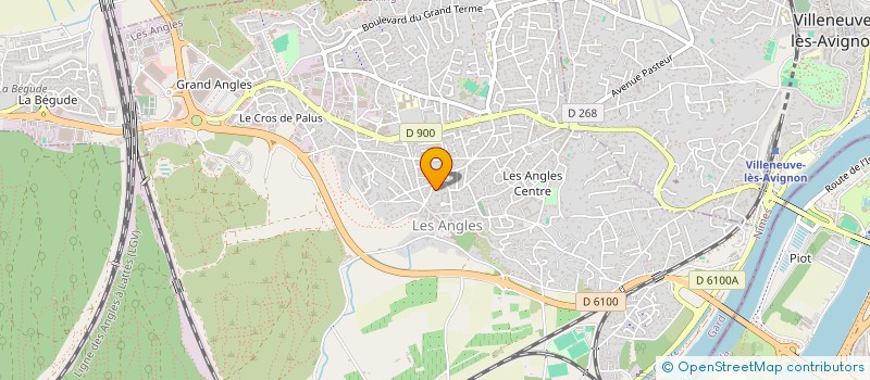 localisation de l'entreprise LES MASCS  LES ANGLES