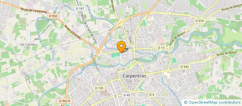 localisation de l'entreprise LES MASETS  CARPENTRAS