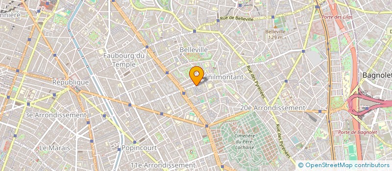 localisation de l'entreprise LES MASQUES  PARIS