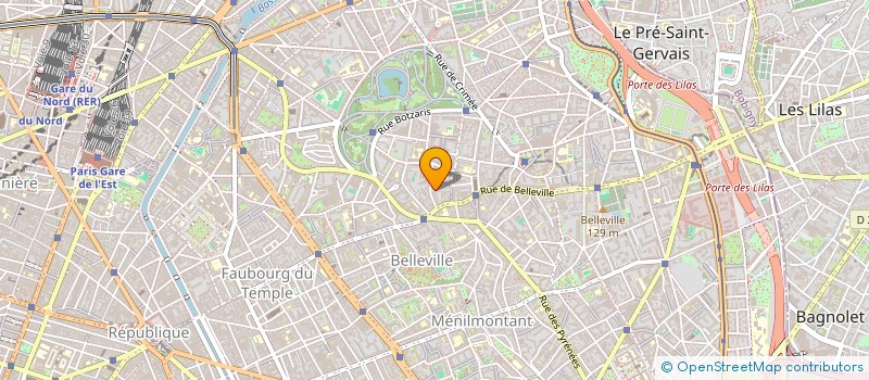 localisation de l'entreprise LES MASQUES-COMPAGNIE MICHEL GUYARD  PARIS