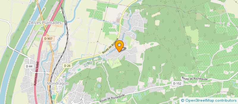 localisation de l'entreprise LES MASSANES  MONDRAGON