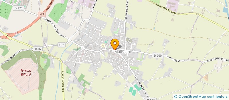 localisation de l'entreprise LES MASSEROLLES  MONTMEYRAN