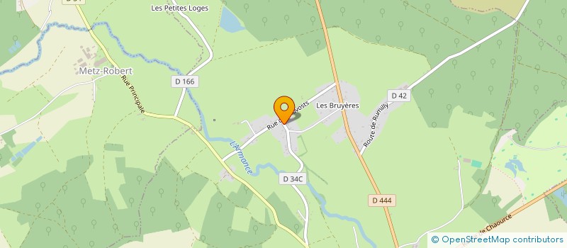 localisation de l'entreprise LES MASSON COMMERCES - EN ABREGE LMC  CHAOURCE