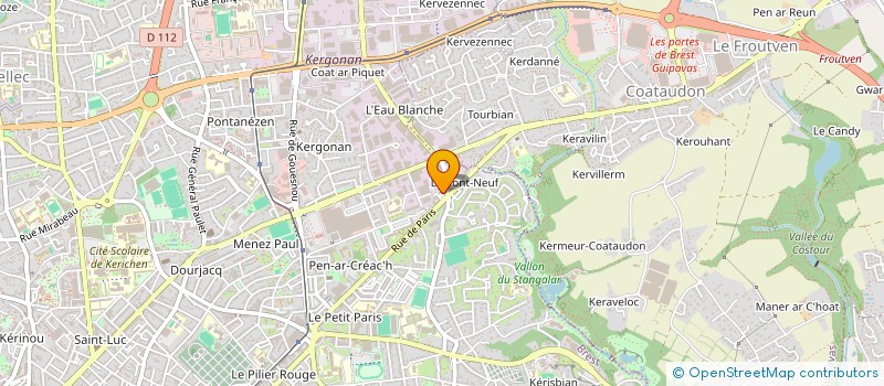 localisation de l'entreprise LES MASSUES DIABOLIQUES à BREST