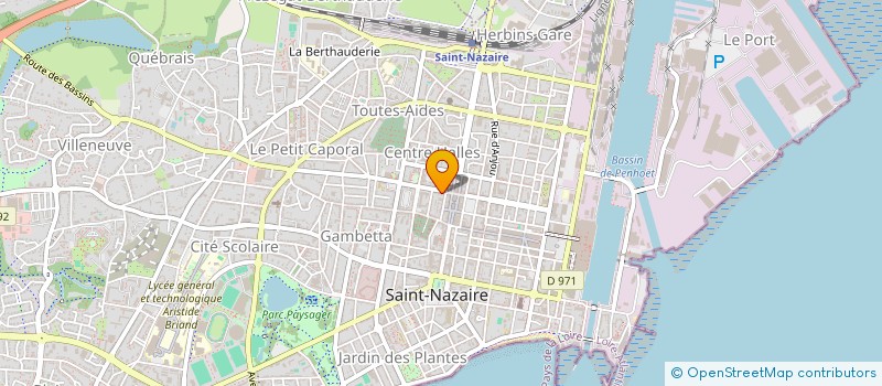 localisation de l'entreprise LES MATELOTS 2 L'ESPOIR  SAINT-NAZAIRE