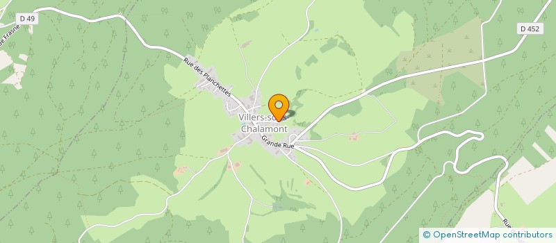 localisation de l'entreprise LES MATELOTS  VILLERS-SOUS-CHALAMONT