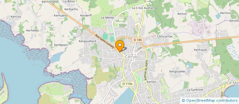 localisation de l'entreprise LES MATELOTS  CARNAC