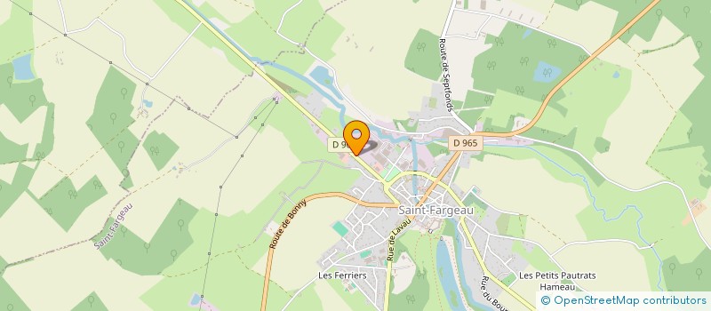 localisation de l'entreprise LES MATERIAUX ANCIENS à SAINT-FARGEAU