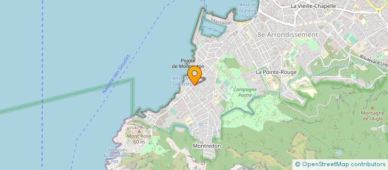 localisation de l'entreprise LES MATERIAUX DU FORTIN à MARSEILLE 8