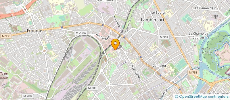 localisation de l'entreprise LES MATERIAUX EUROPEENS à LILLE