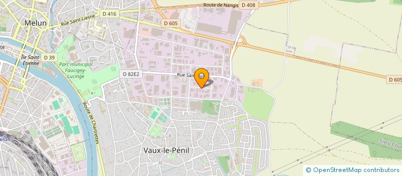 localisation de l'entreprise LES MATERIAUX VAUXOIS à VAUX-LE-PENIL