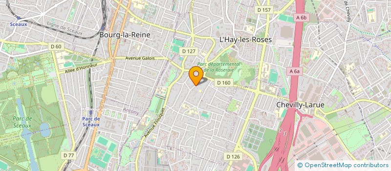 localisation de l'entreprise LES MATERNELLES  L'HAY-LES-ROSES