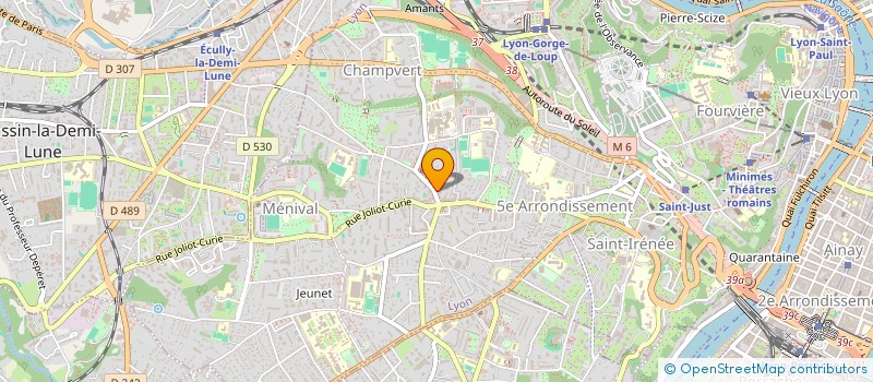 localisation de l'entreprise LES MATINES  LYON